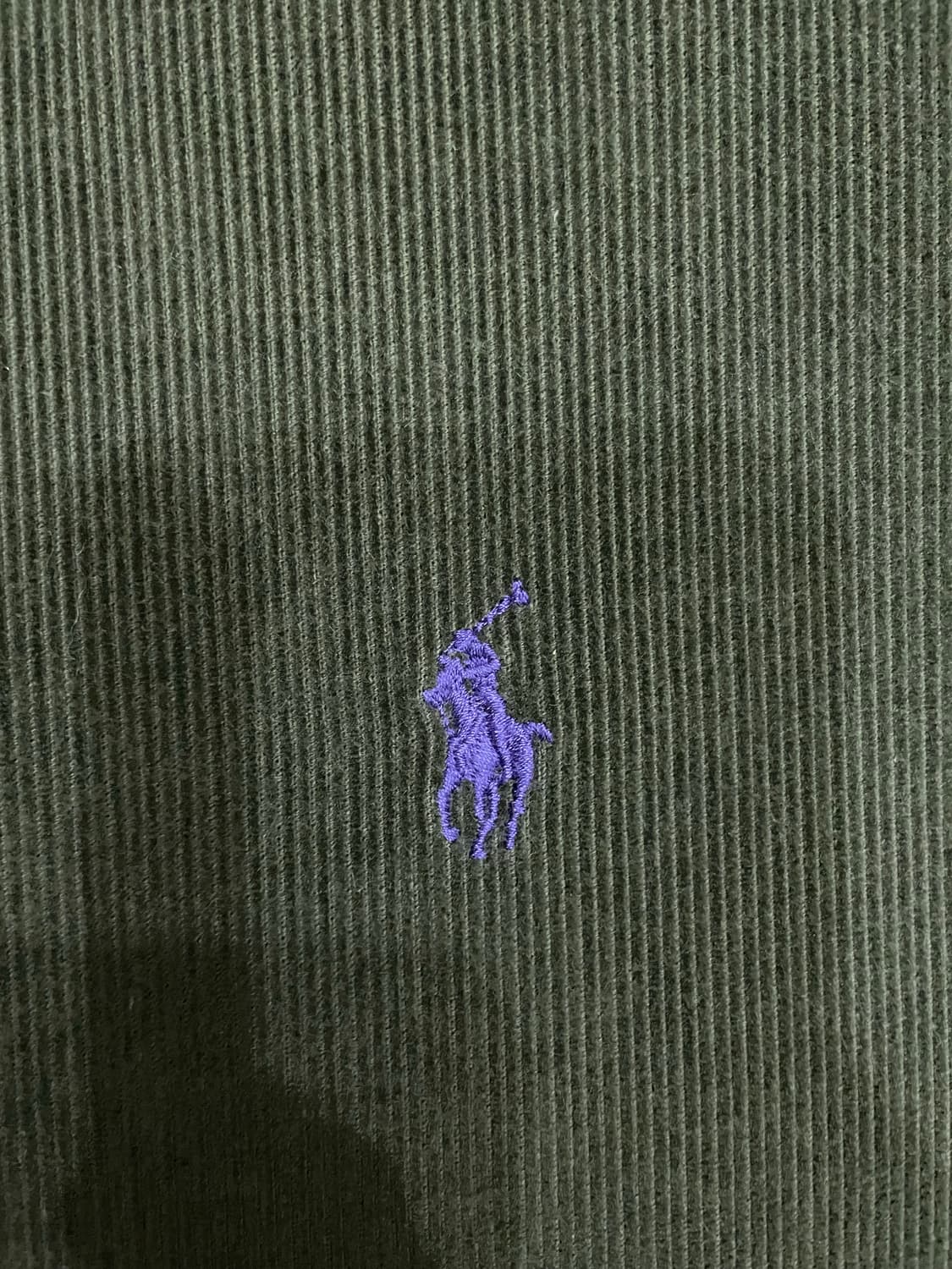 폴로 랄프로렌 코듀로이 셔츠 카키 상품이미지5