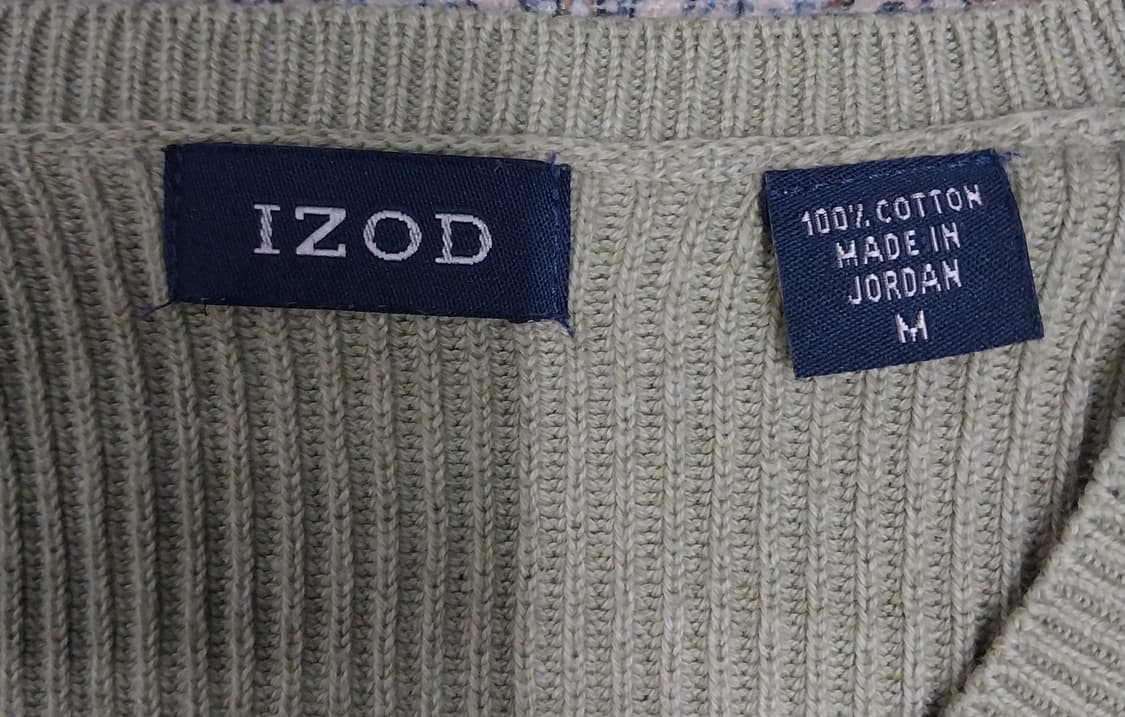 IZOD 브이넥 니트 M 상품이미지2