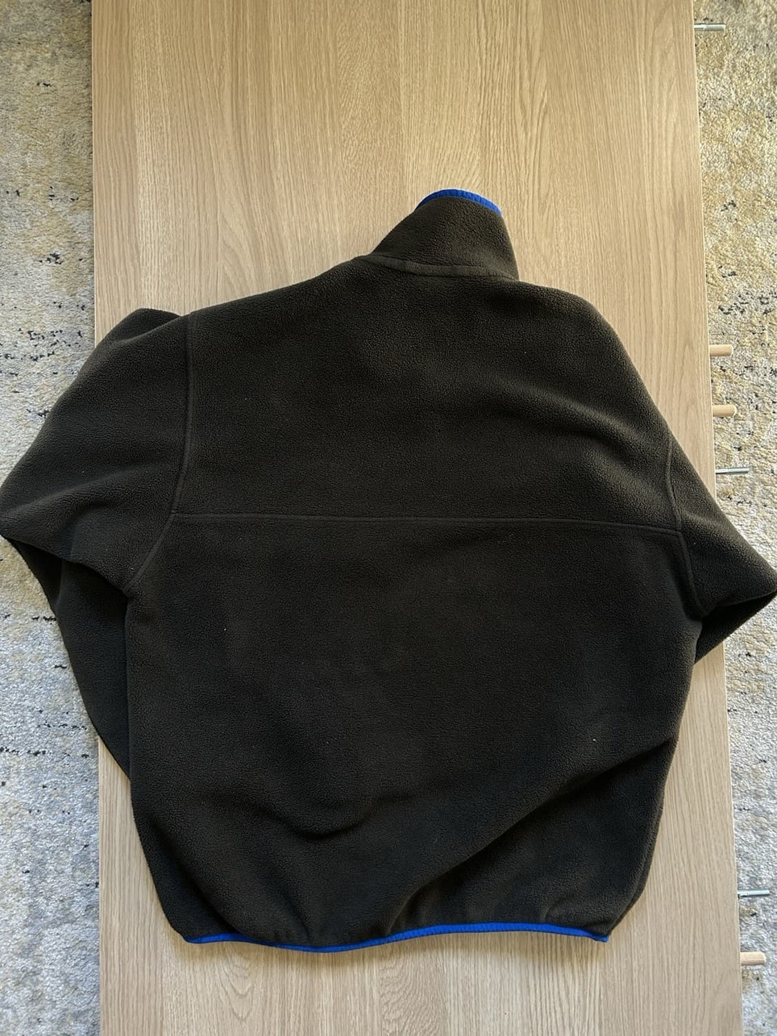 파타고니아 신칠라 스냅-티 플리스 블랙/블루 상품이미지5