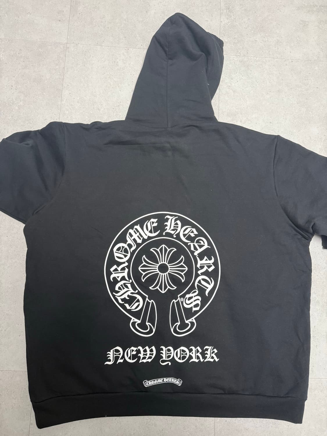 [XXL] 크롬하츠 홀스슈 후드 블랙 뉴욕 상품이미지1