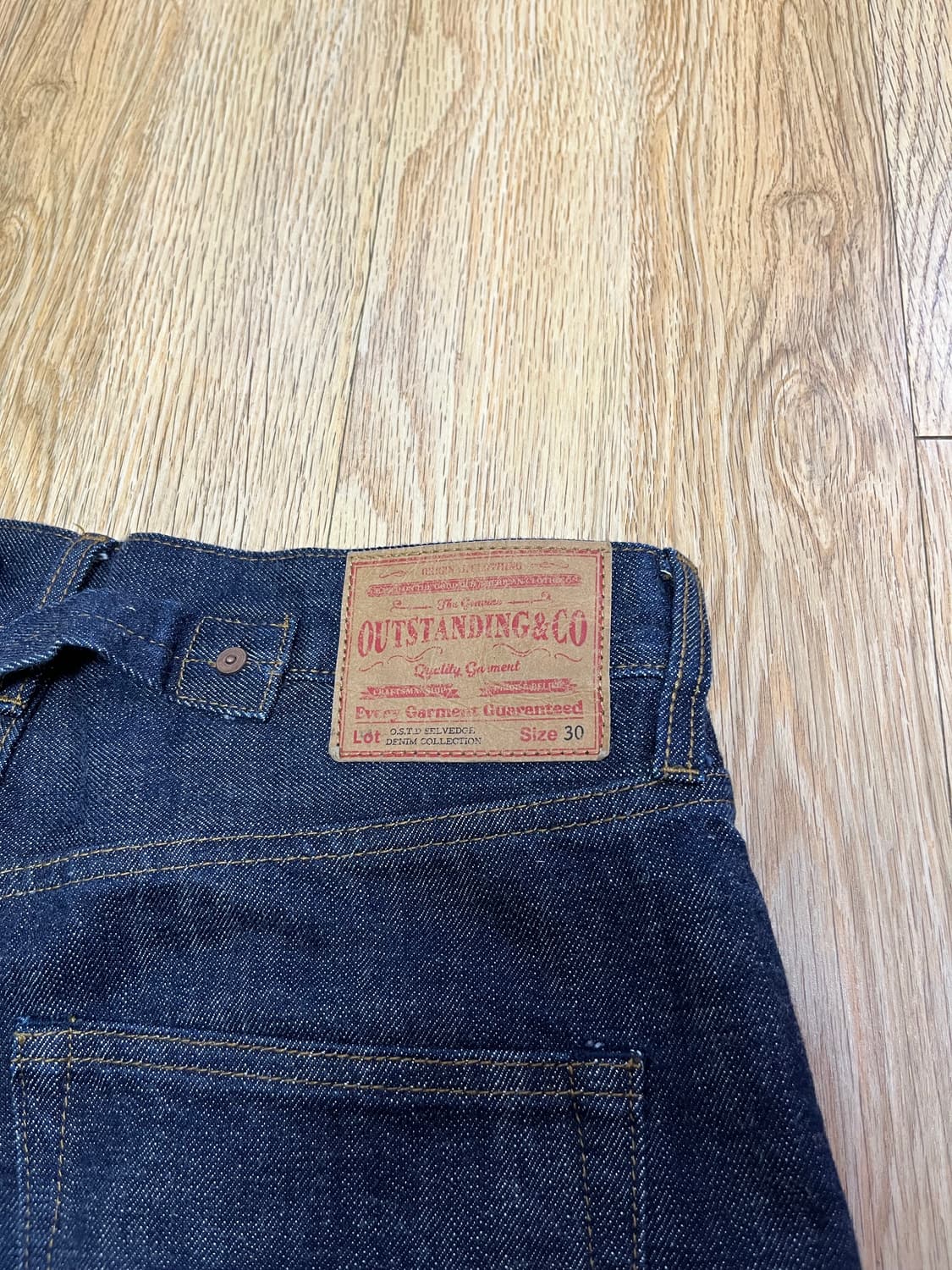 아웃스탠딩 30s 셀비지 데님 팬츠 상품이미지6