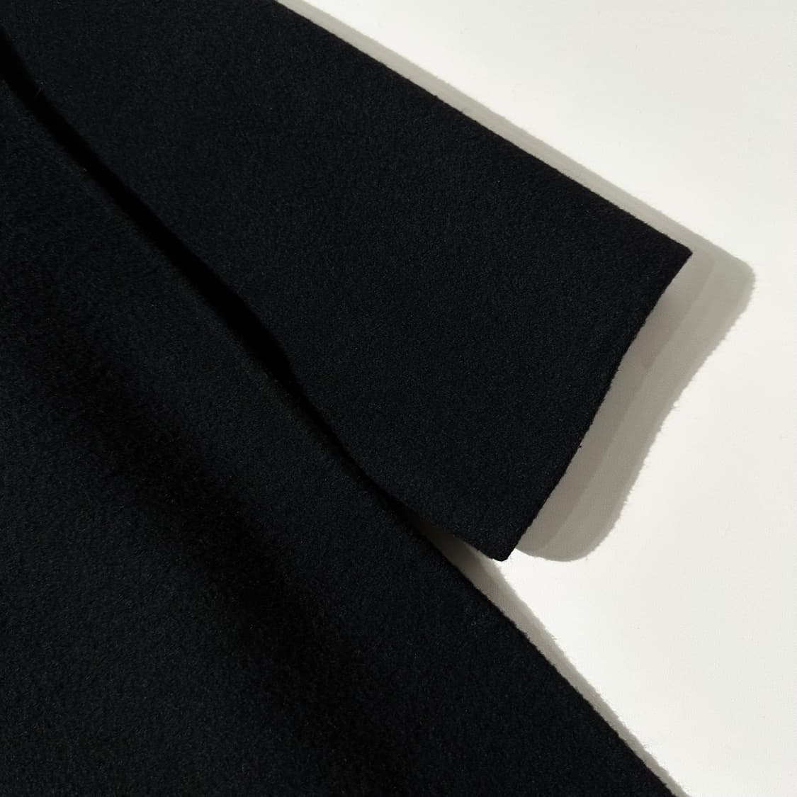 산드로 울 머플러 코트 블랙 상품이미지8