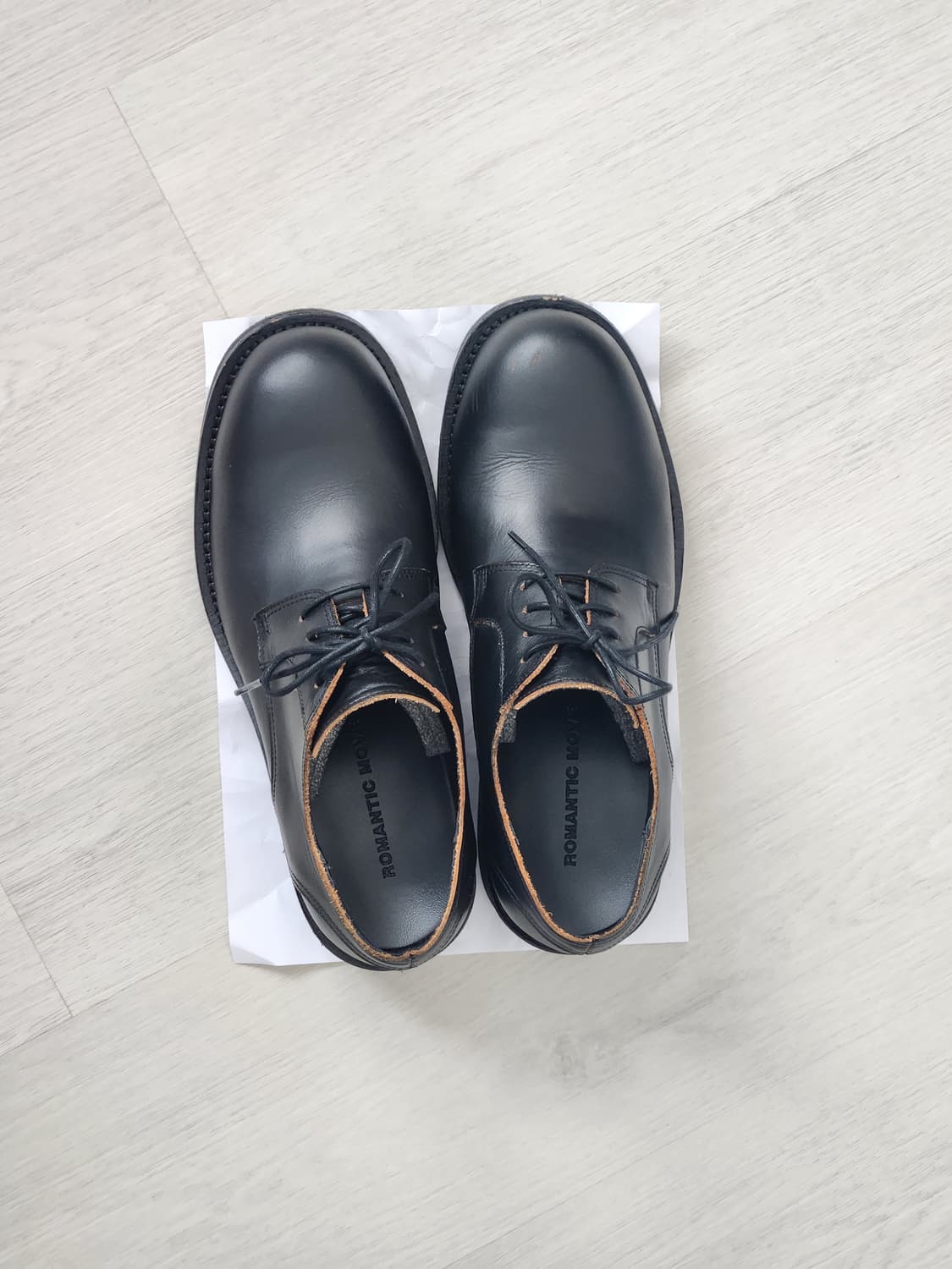 로맨틱무브 더 아미 더비 컷오프블랙 상품이미지4