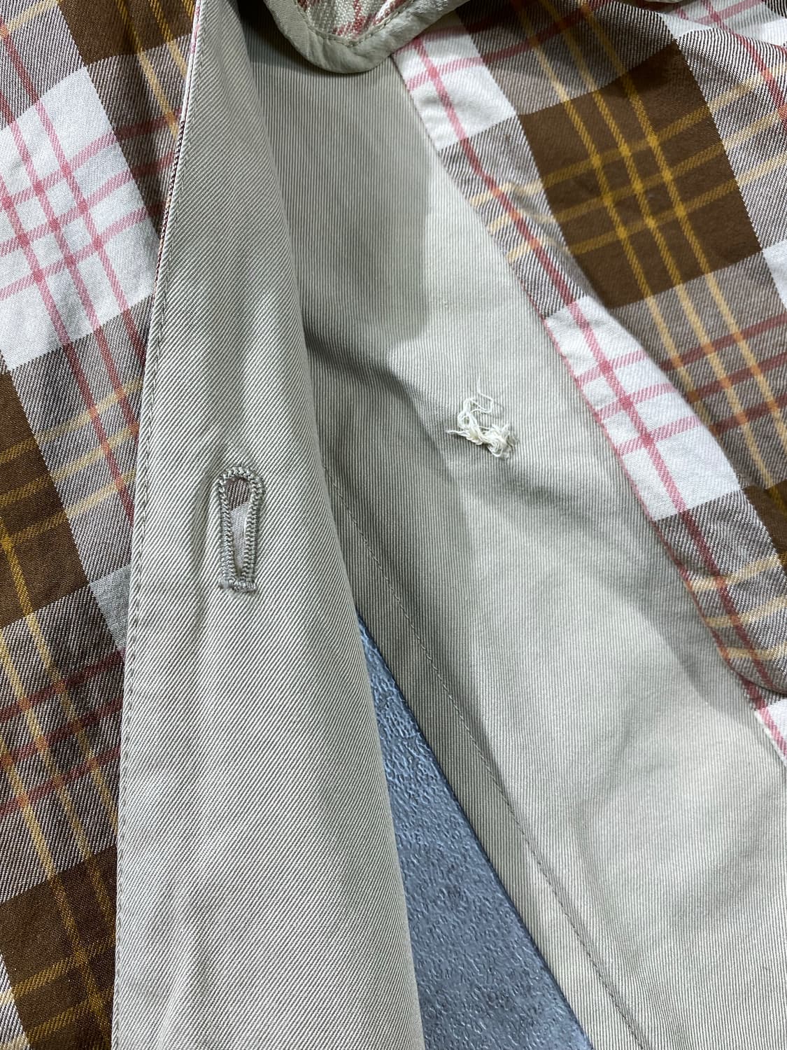 [M] J.Press 제이프레스 베이지 싱글 트렌치 코트 상품이미지5