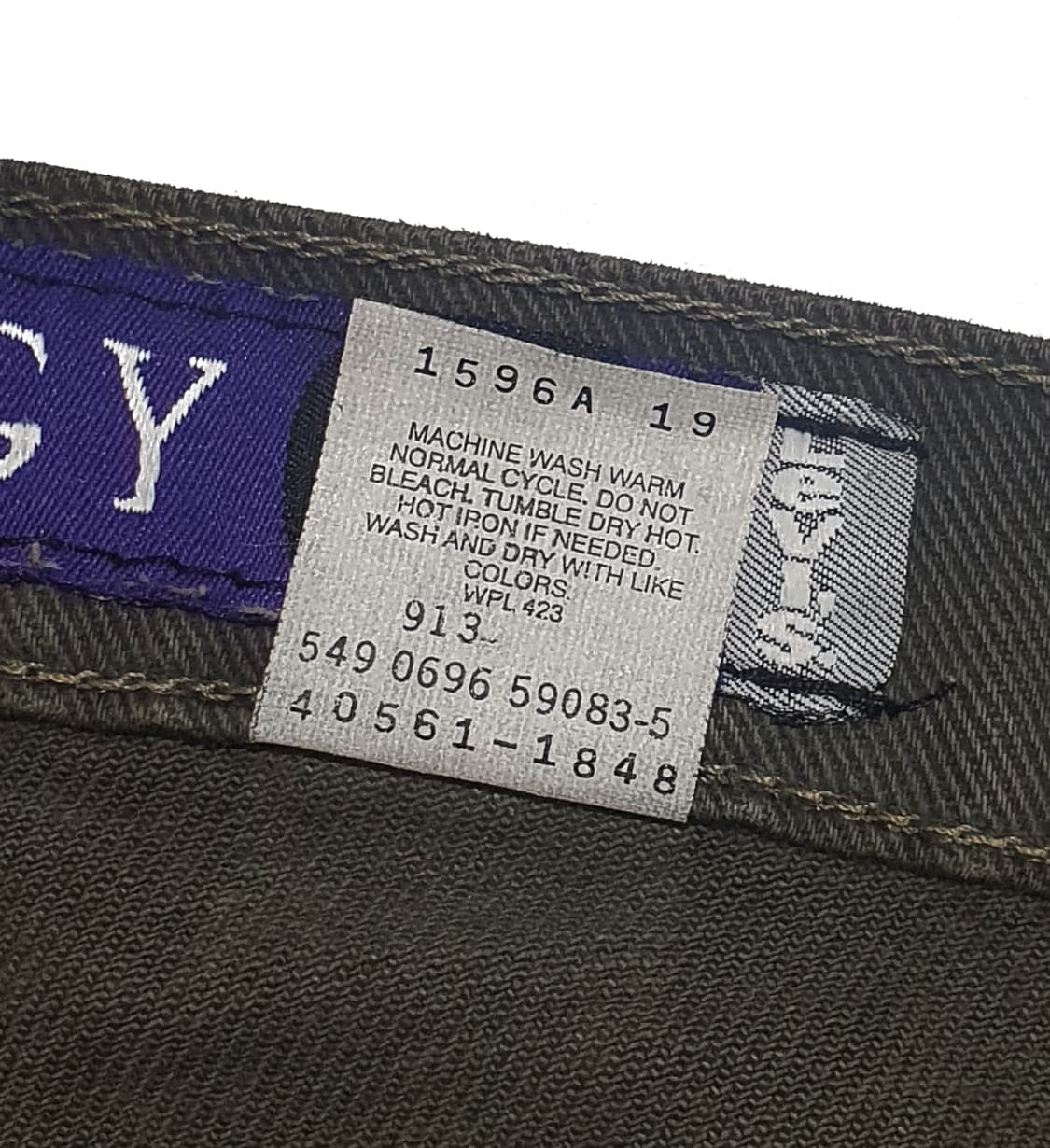 리바이스 실버탭 배기 빈티지 90s 카키그린 36 상품이미지8