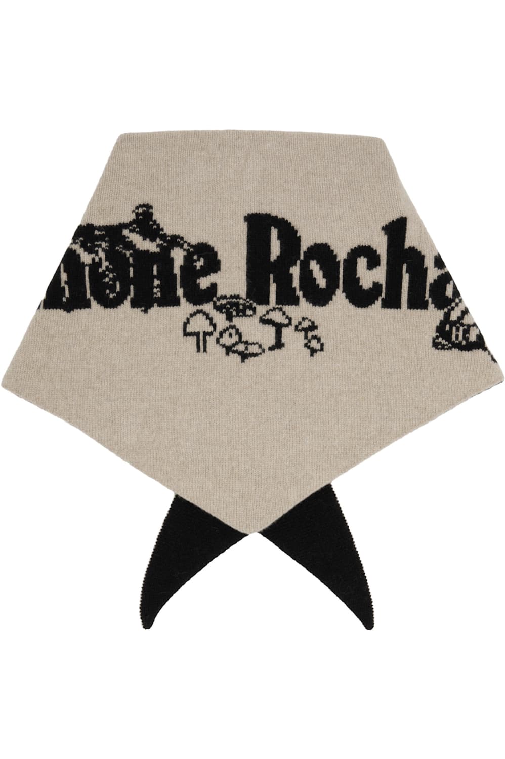 시몬로샤 25fw 비즈 그래픽 캐시미어 스카프/오트밀 상품이미지4