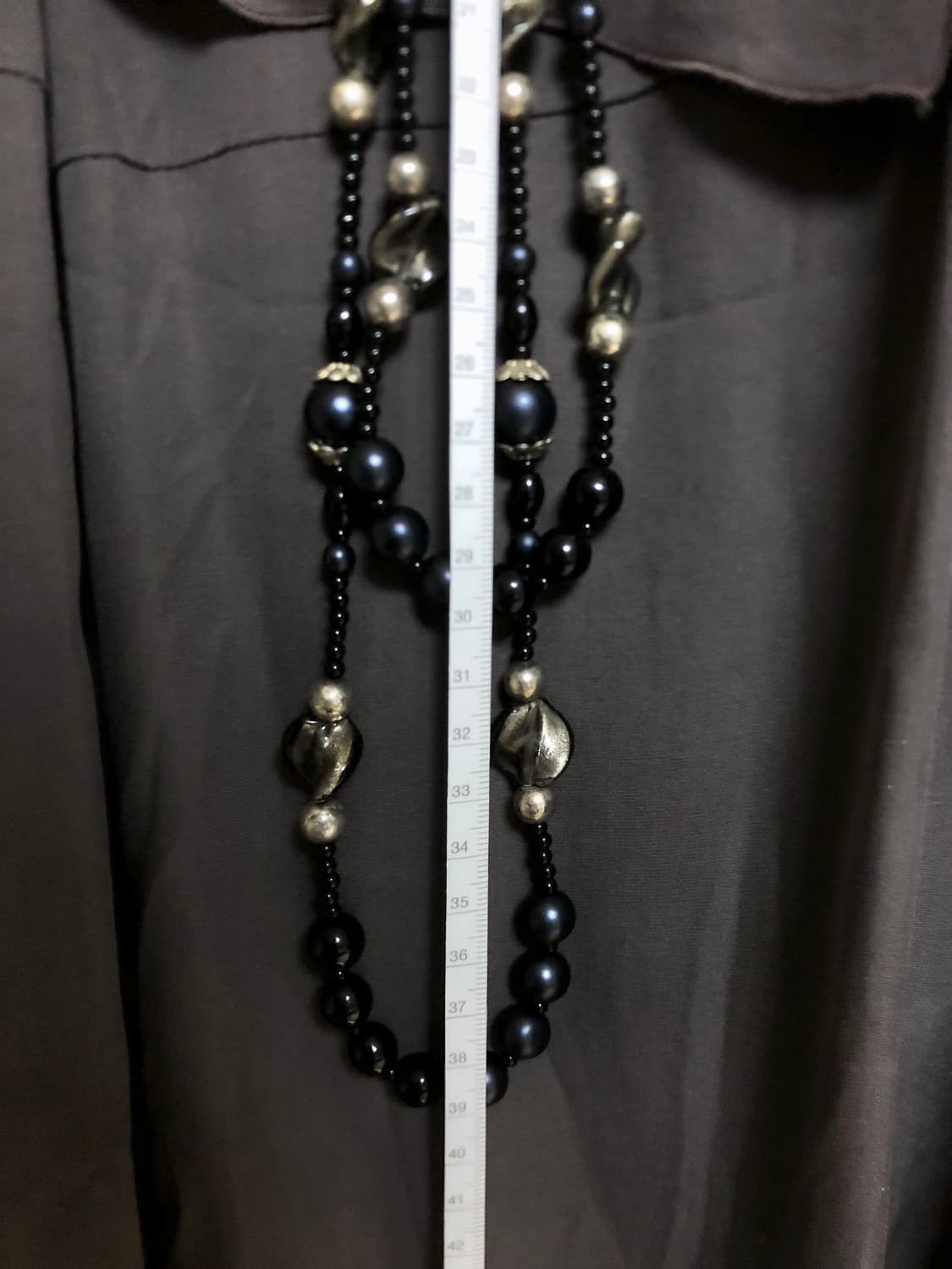 빈티지 목걸이 블랙 레이어드 오리엔탈 고딕 상품이미지2