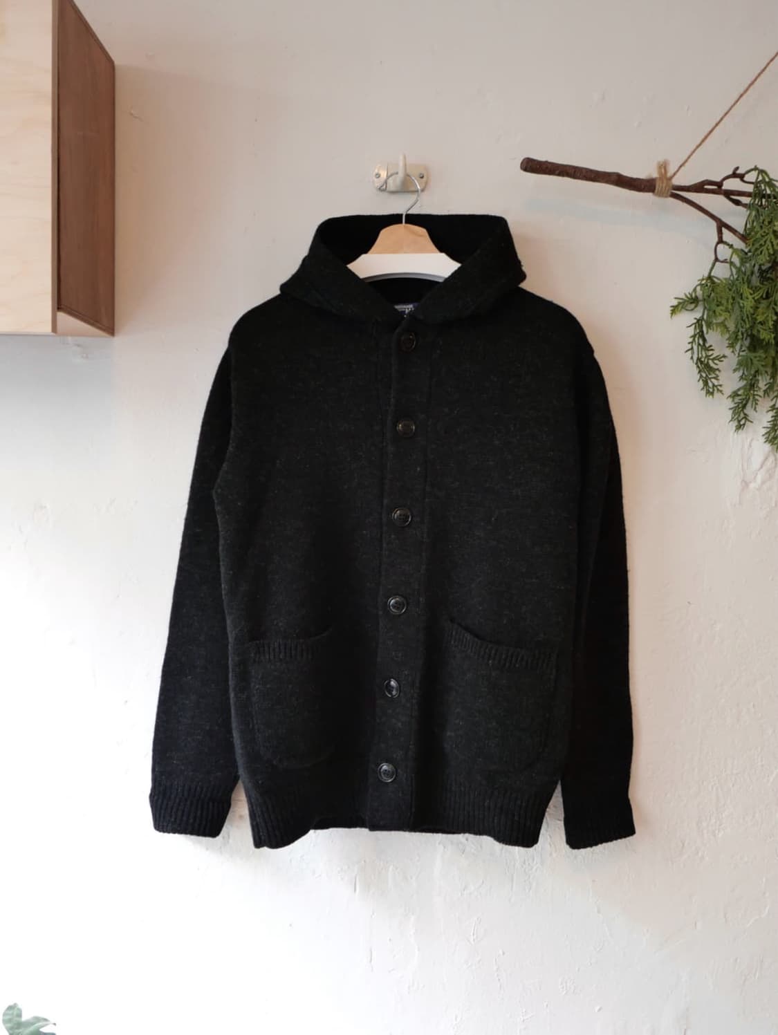 준야 와타나베 후디드 가디건 상품이미지3