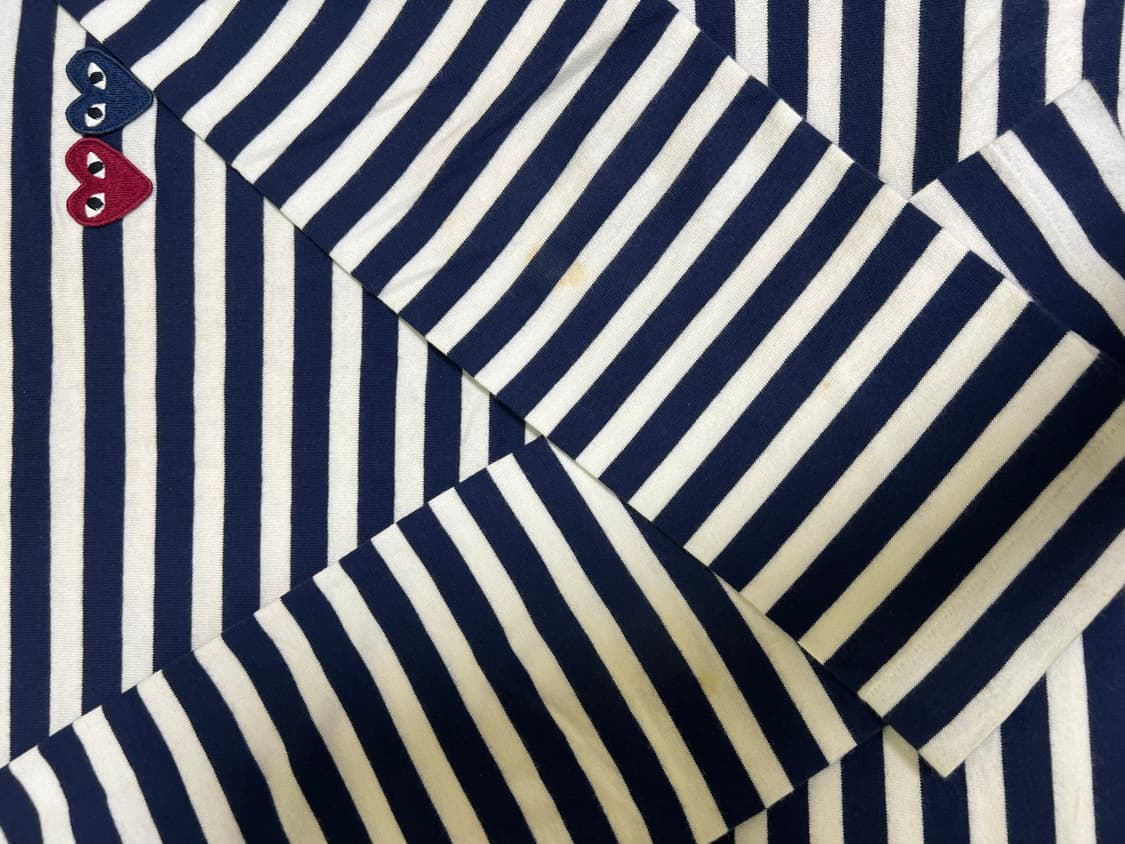 꼼데가르송 스트라이프 긴팔 티셔츠 상품이미지3