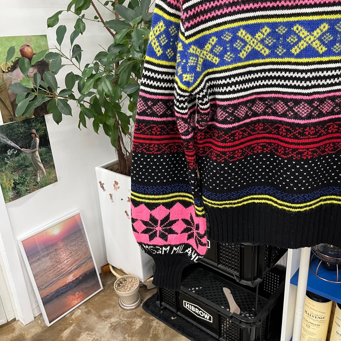 MSGM 우먼 페어아일 모헤어 니트 XS 상품이미지5