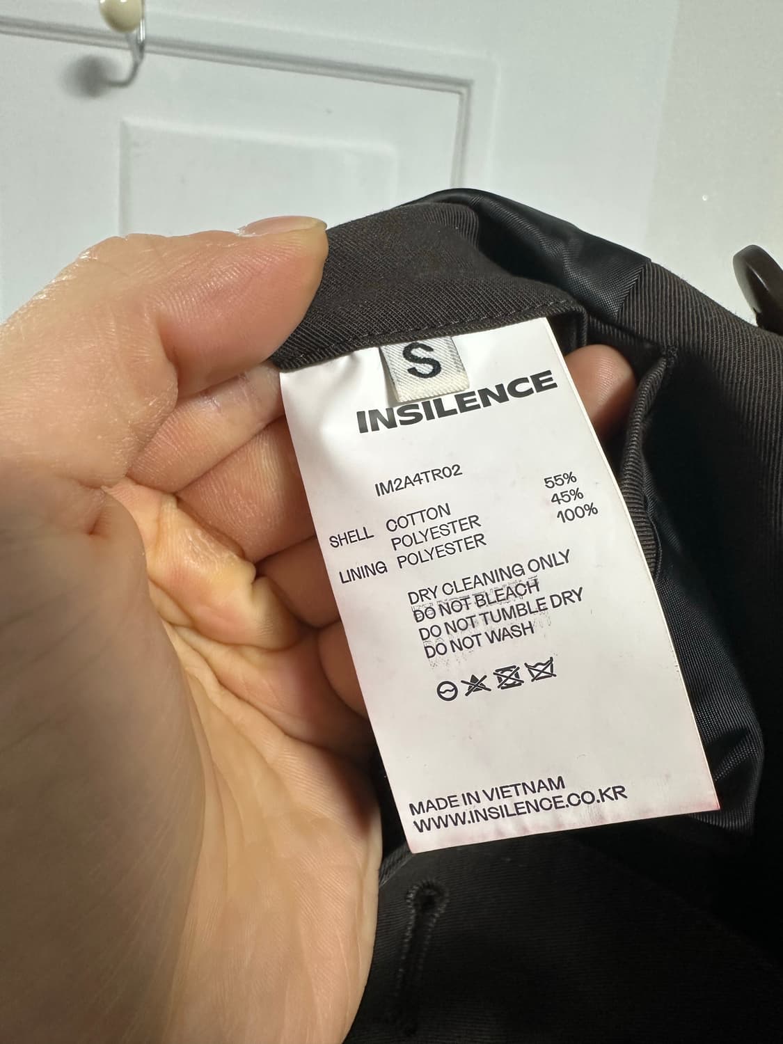 인사일런스 오버사이즈 트렌치코트 상품이미지4