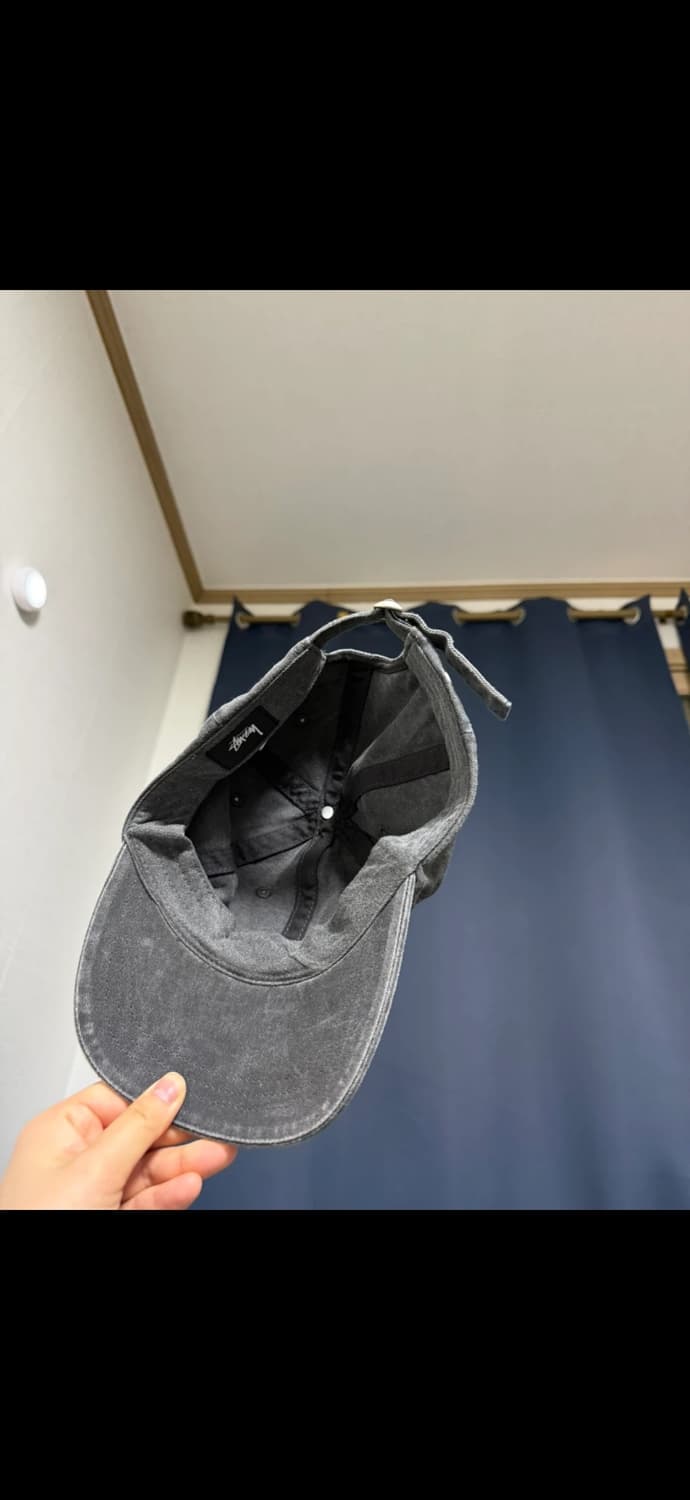 스투시 워시드 베이직 로우 프로 캡 차콜 상품이미지3