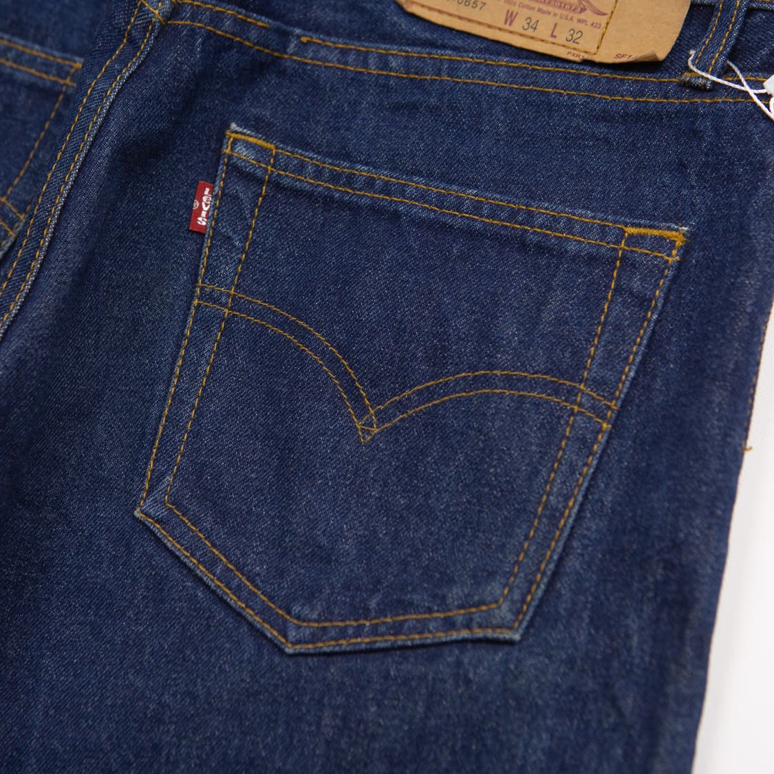 90s 리바이스 501-0657 스트레이트 핏 데님 팬츠 USA made 상품이미지5