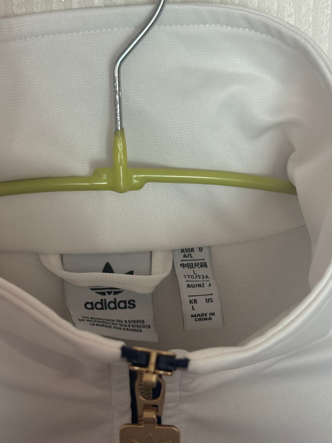 (W) 아디다스 파이어버드 배지 트랙 탑 클라우드 화이트 상품이미지3