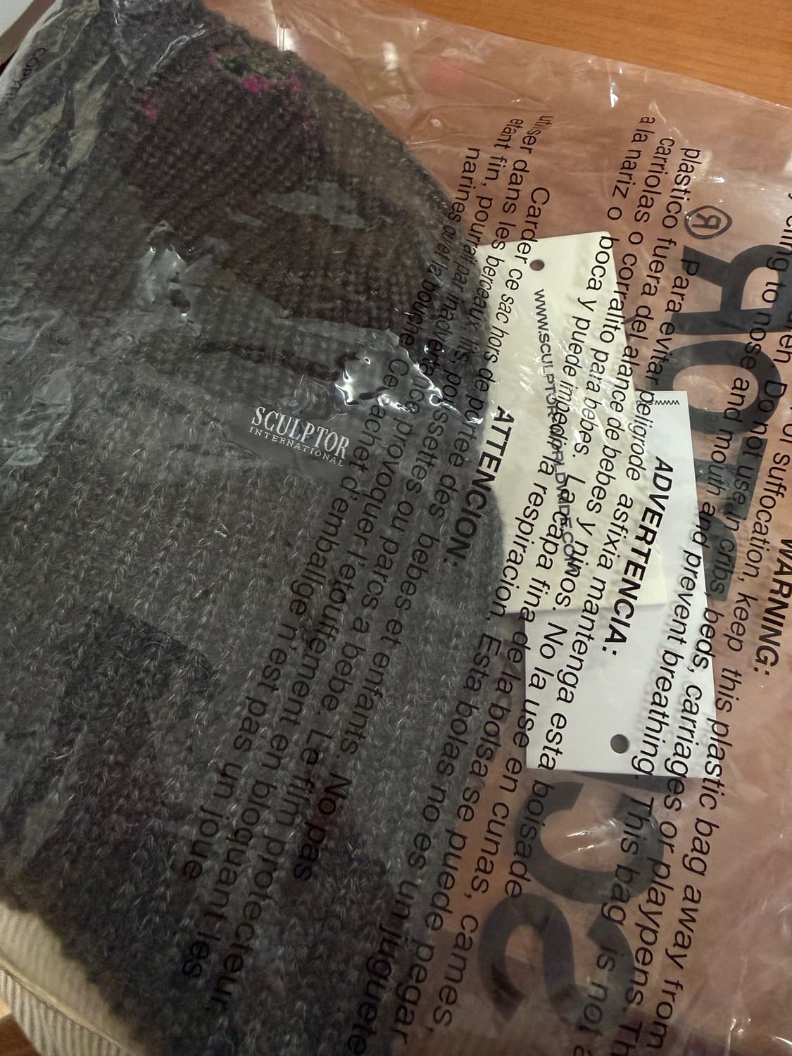 새상품 스컬프터 코즈 이어플립 비니 차콜 상품이미지2