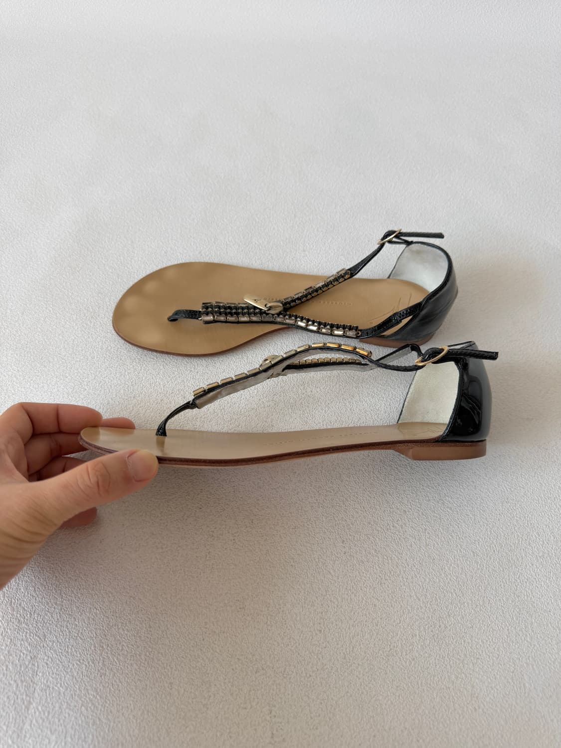 [EU37]베로꾸 오이오(VERO CUOIO) 플리플랍 샌들(ITALY) 상품이미지1