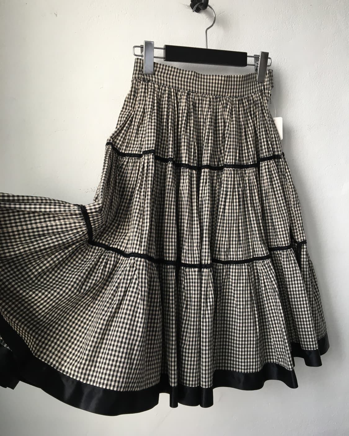 Check pattern skirt 상품이미지4