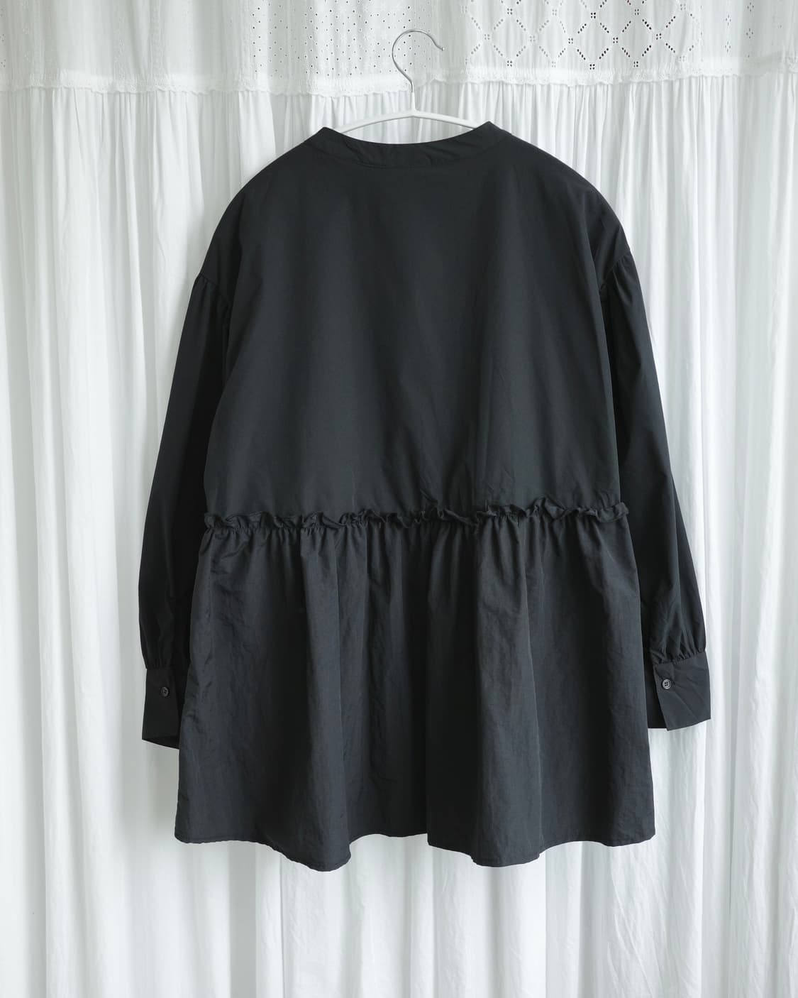 Black cancan frill blouse 상품이미지2
