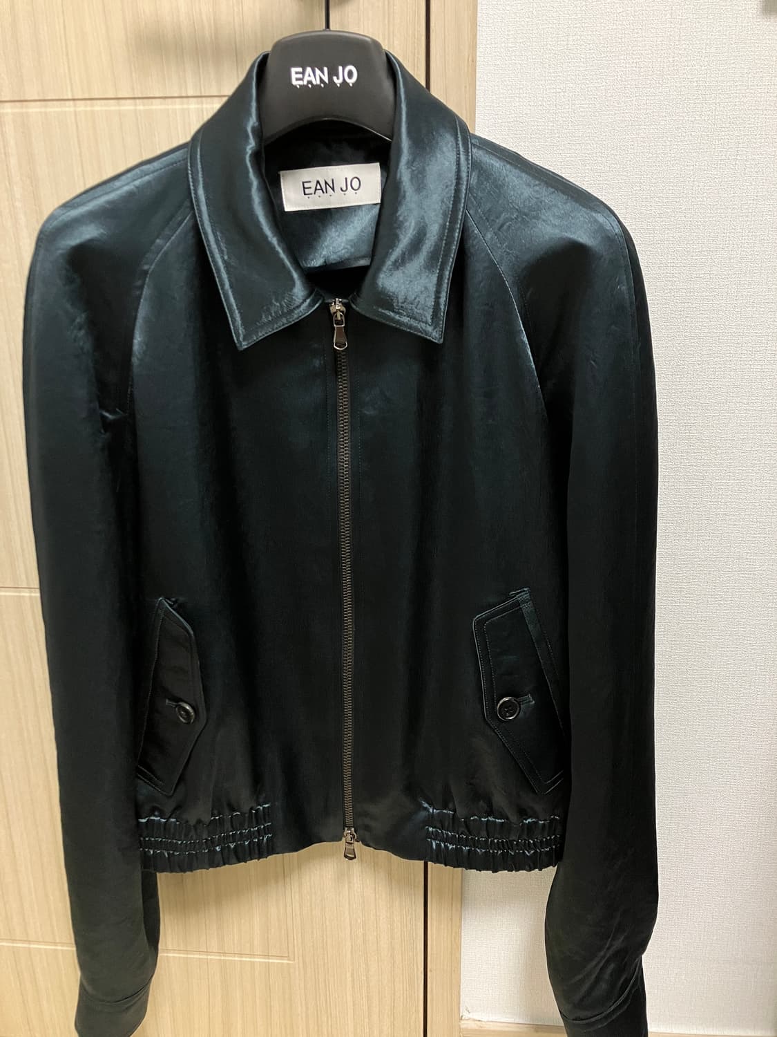 [새상품] 이안조 빈티지 워시드 새틴 블루종 상품이미지8