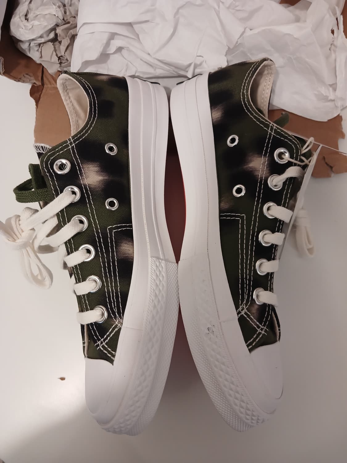 겐조 x 컨버스 콜라보 정품 올스타 카모플라쥬 스니커즈 245 사이즈 상품이미지8