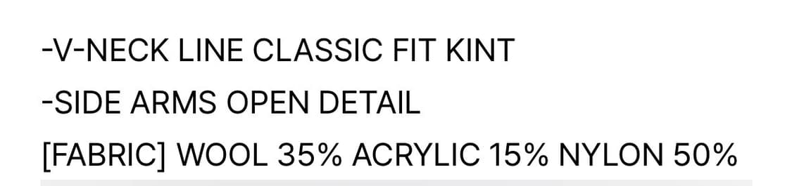 플리즈프로젝트 버튼 슬리브 브이넥 니트, 네이비 상품이미지6