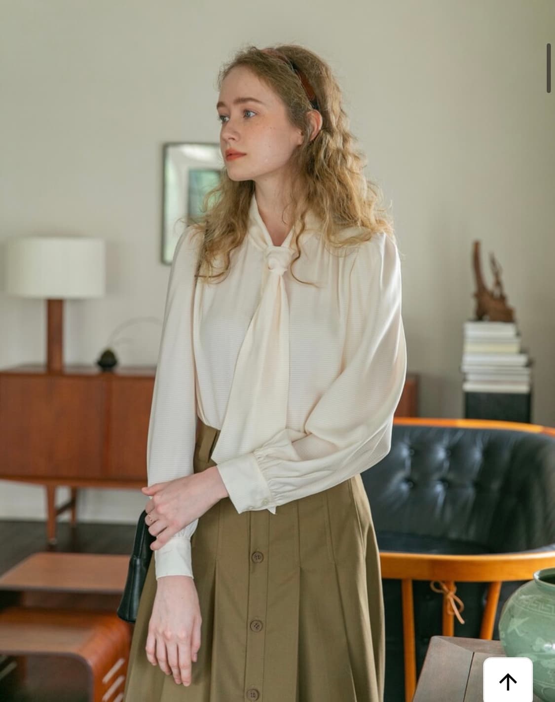 [Lenina] 르니나 리본 블라우스 상품이미지2