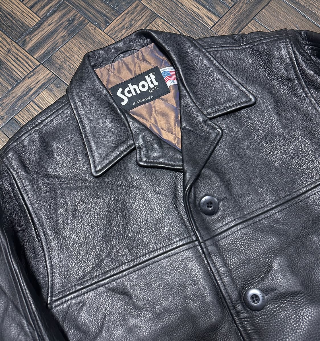 SCHOTT nyc 레더 카코트 자켓 811 상품이미지3