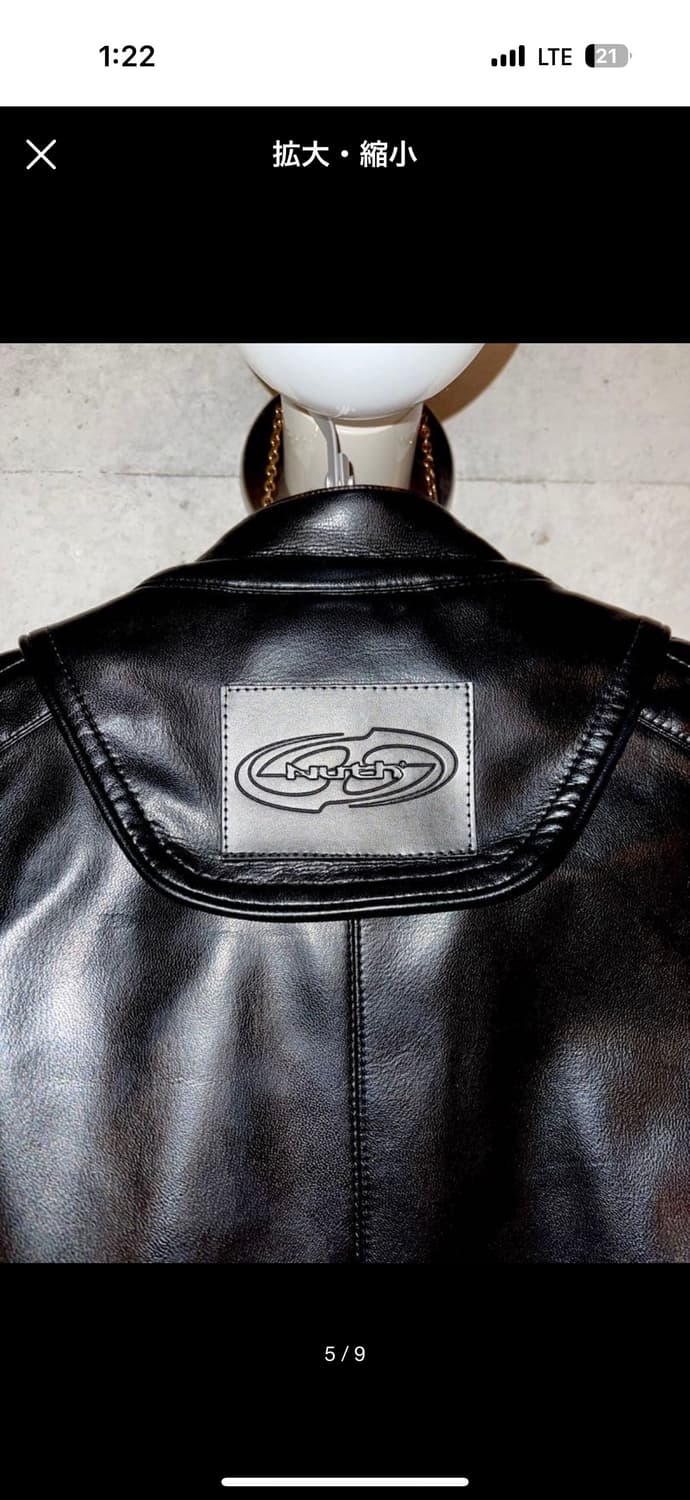 NUTH 바이커 레더 자켓 상품이미지3