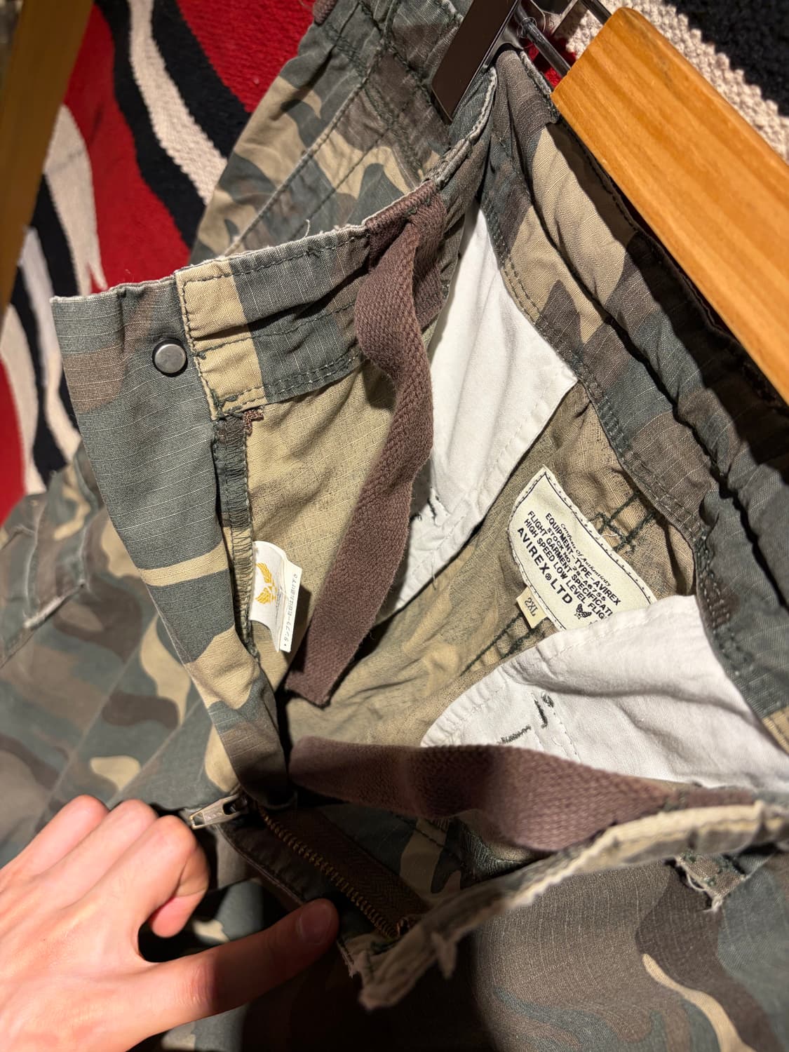 Avirex woodland camo pants / 아비렉스 카모 카고 상품이미지3