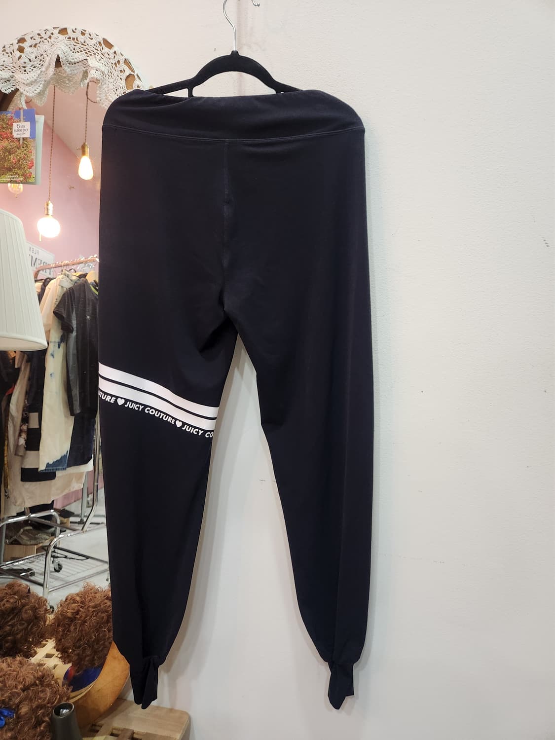 쥬시꾸뛰르 블랙 트레이닝 바지 상품이미지4