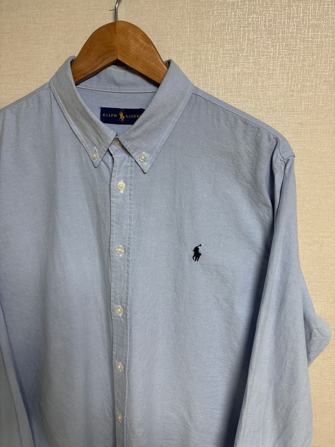 빈티지 폴로 셔츠 하늘색 L 상품이미지1