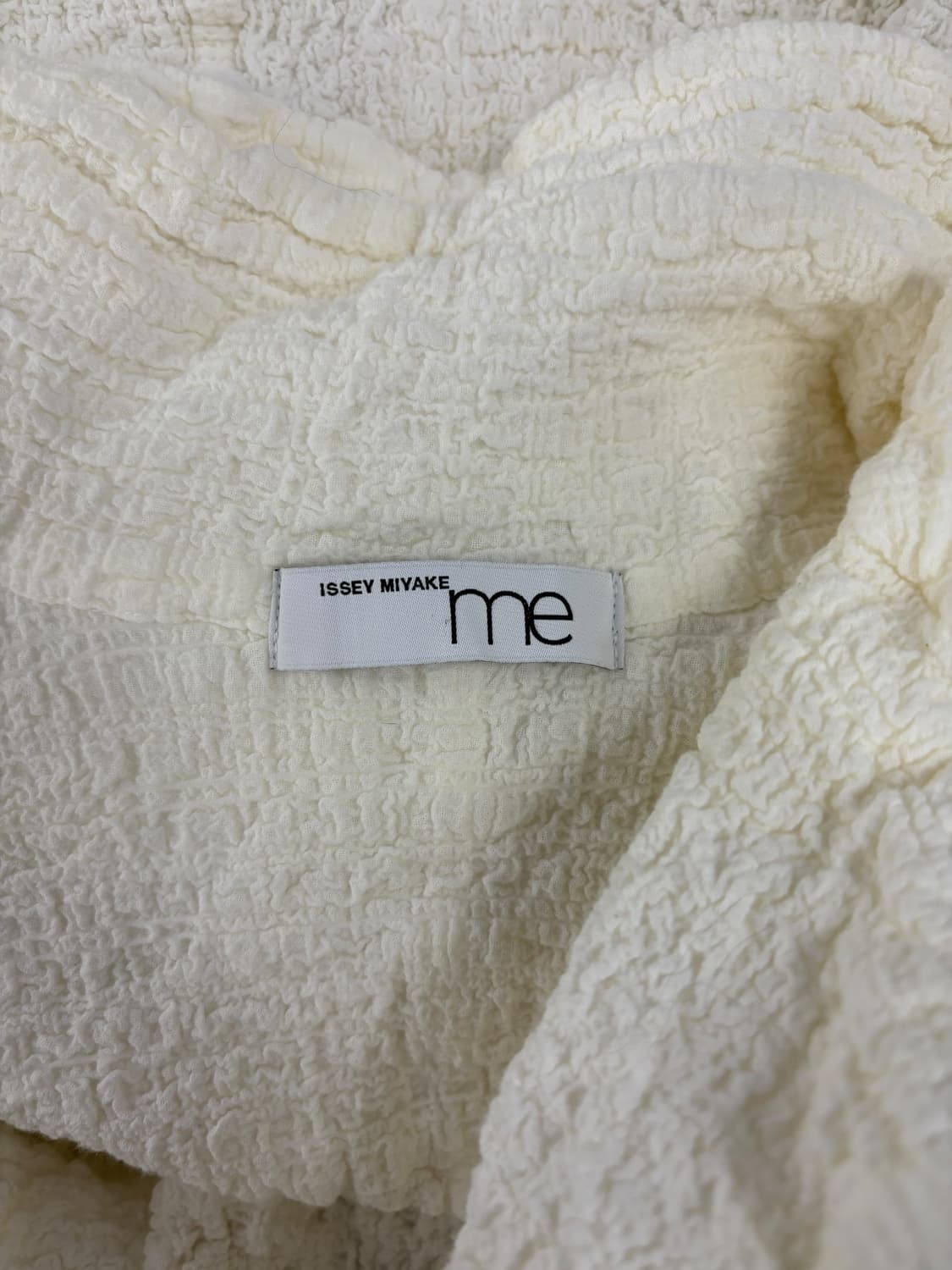 ISSEY MIYAKE me textured jacket ivory  상품이미지7