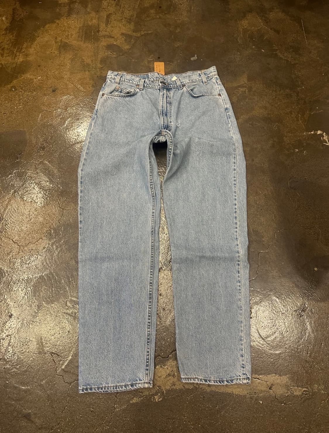 90s USA 리바이스 550 오렌지탭 연청 데님 W38 L34 상품이미지1