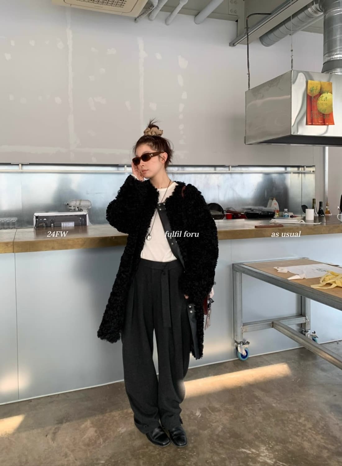 FFU 퍼 코트 무스탕 상품이미지4