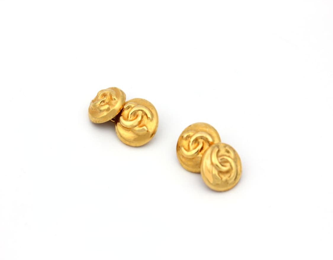 샤넬 A+등급 남자 명품 커프스 빈티지 단추 모티브 상품이미지2