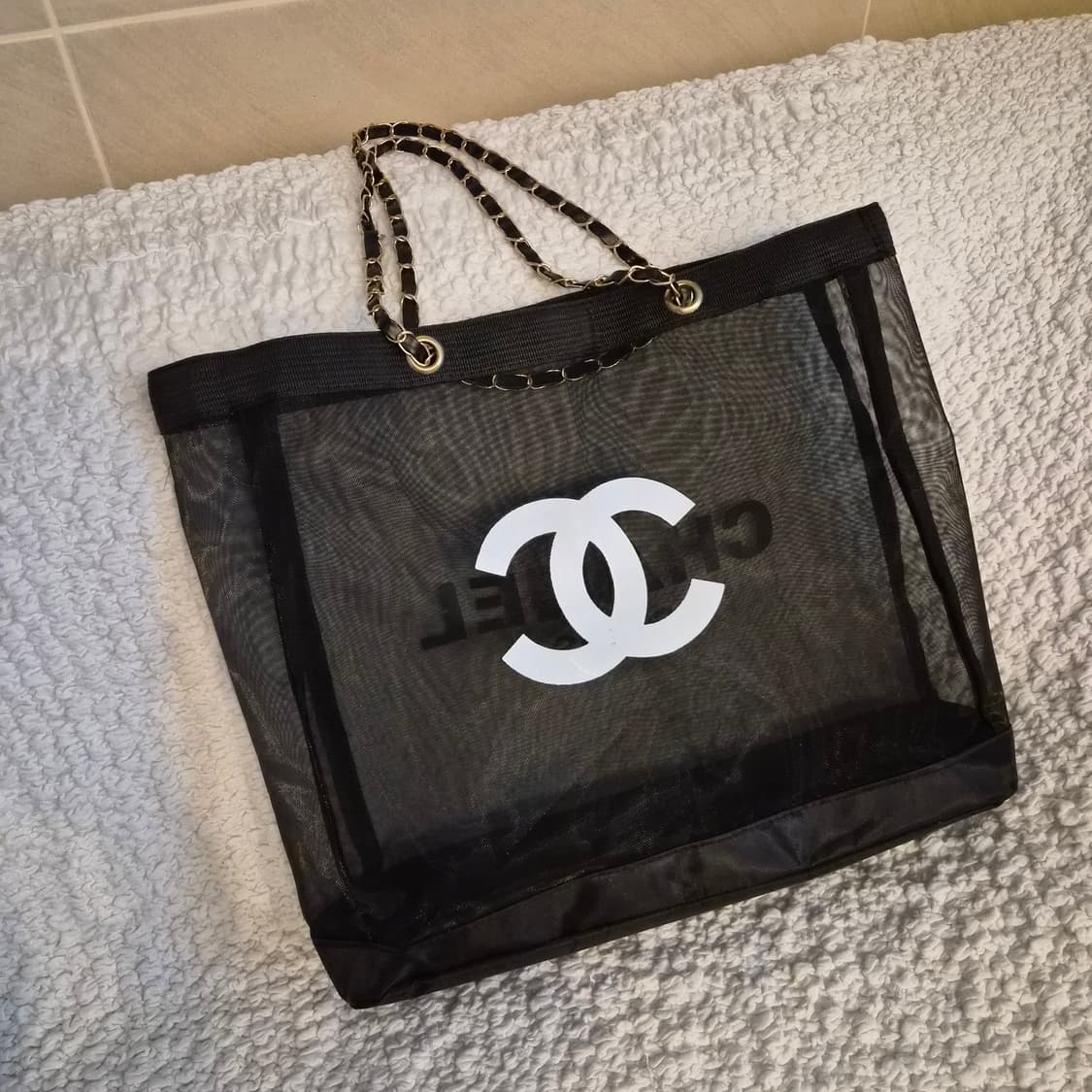 샤넬 노벨티 메쉬 망사백 상품이미지2