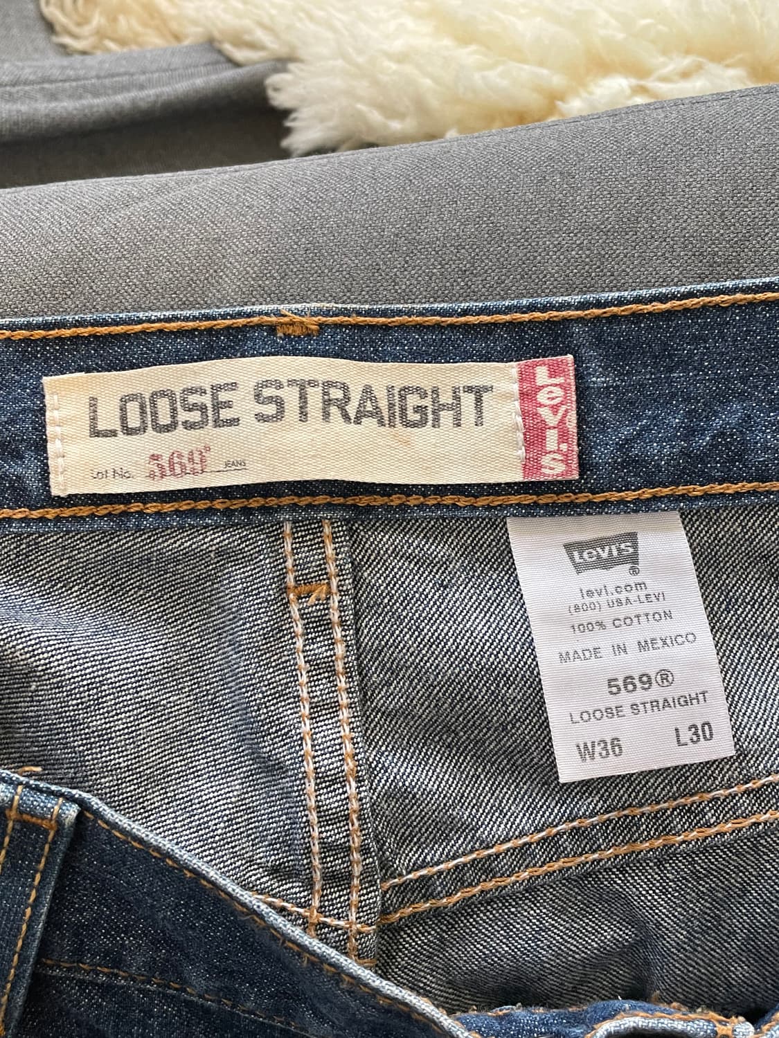 리바이스 569 스트레이트 데님 팬츠 상품이미지3