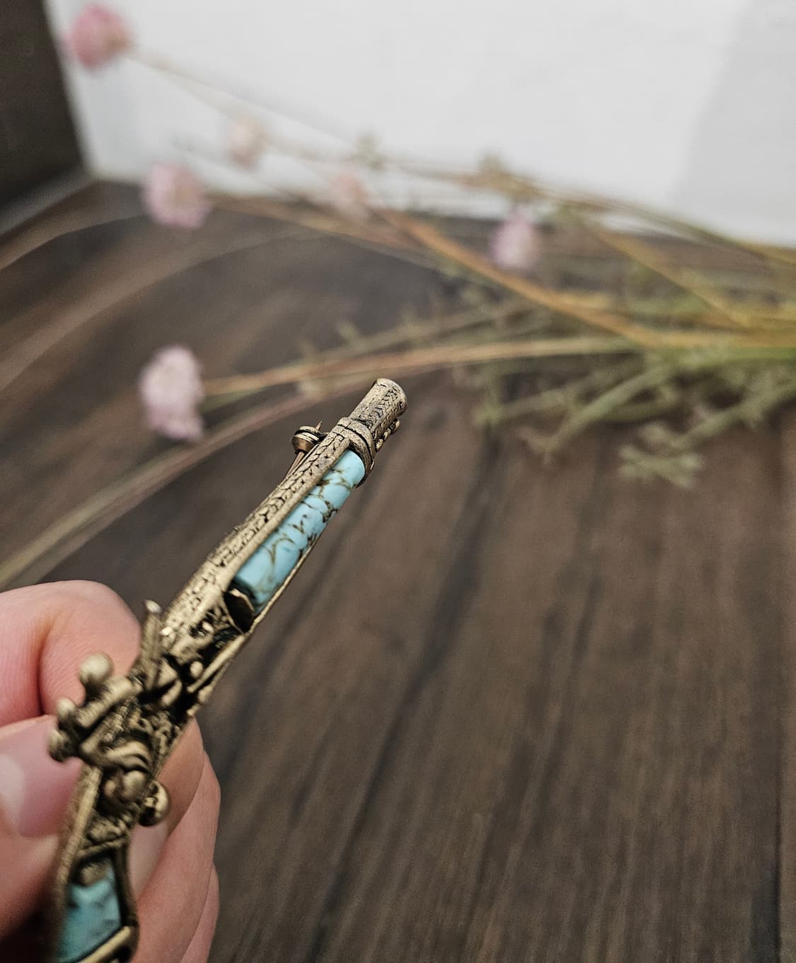 Flintlock Pistol 터키석 브로치 상품이미지5