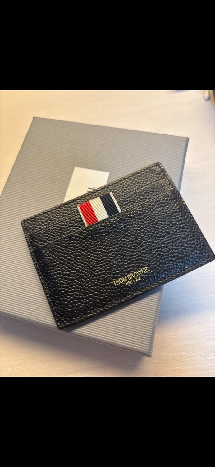 톰브라운 카드지갑 블랙 풀박스 급처 상품이미지1