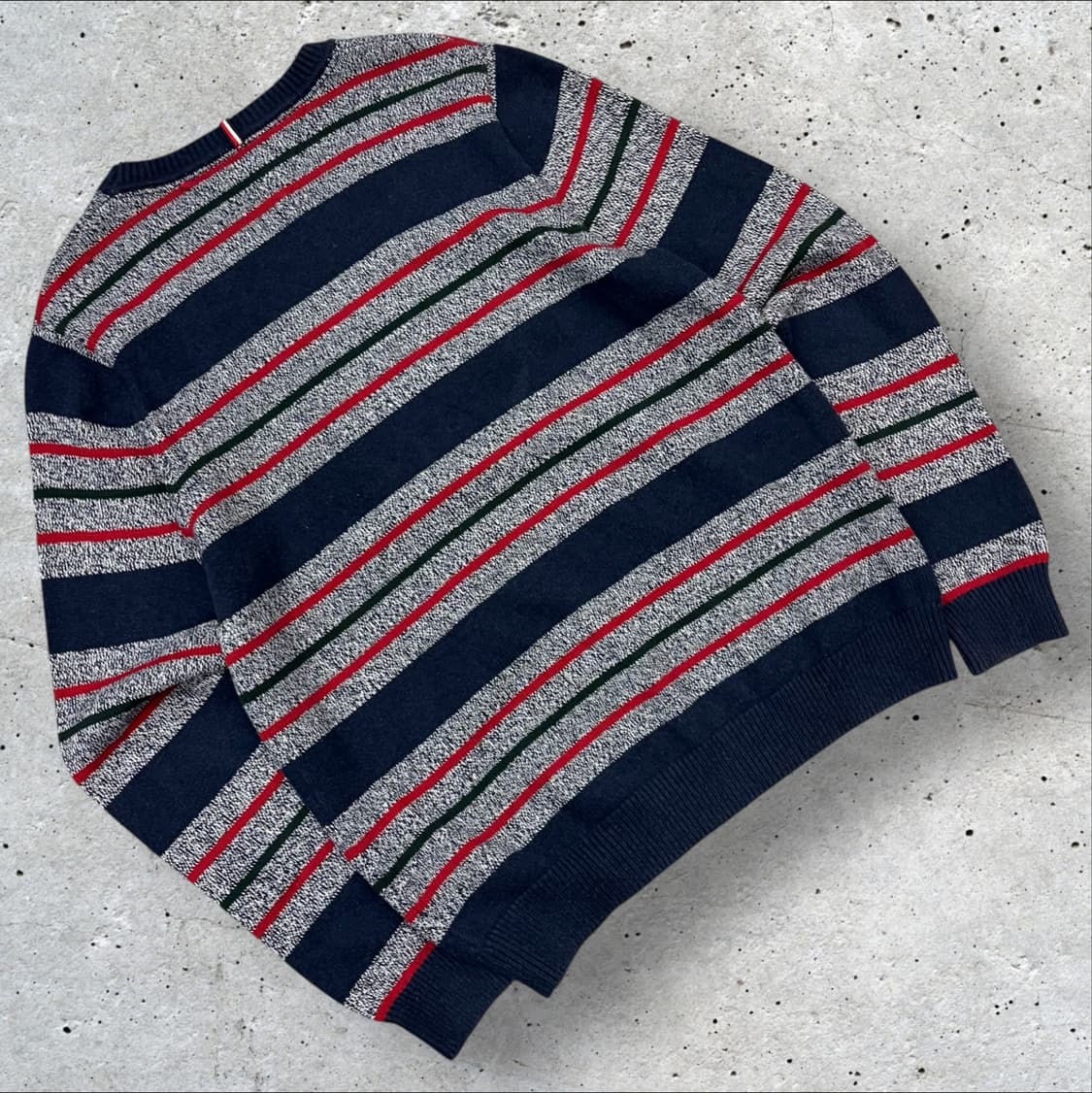 [XL] 타미힐피거 스트라이프 니트 스웨터 D119 상품이미지2