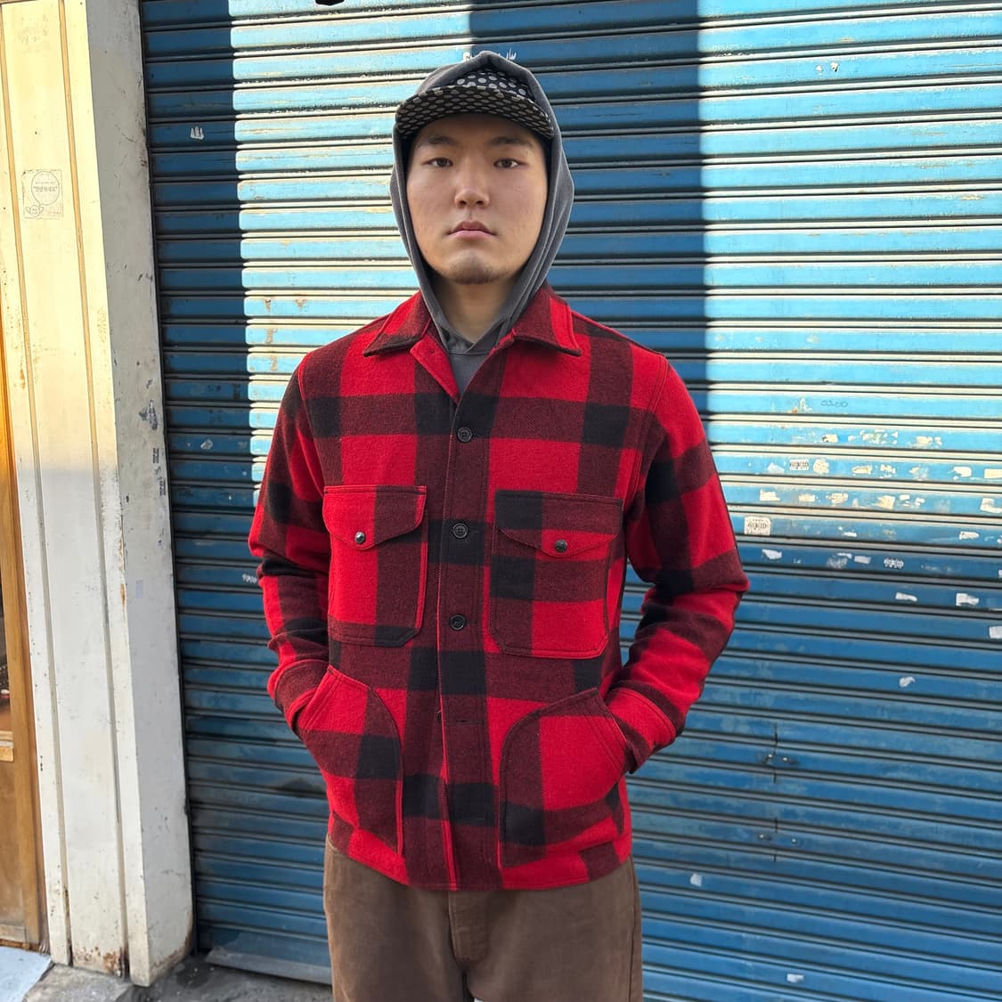 필슨 메키노 크루져 버팔로 체크 울 자켓 상품이미지1