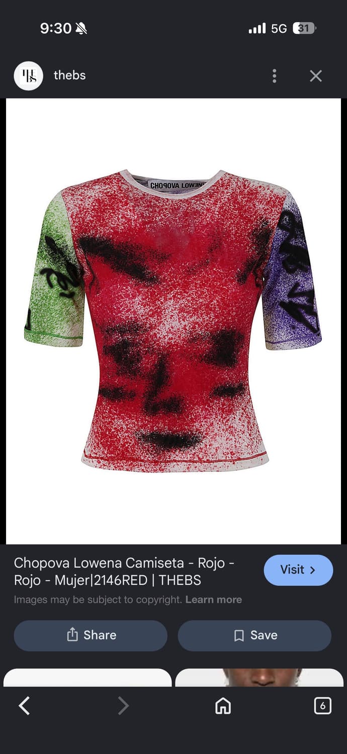 Chopova lowena mesh top 상품이미지1