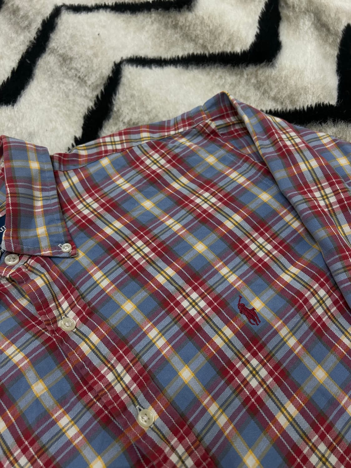 [L]폴로랄프로렌 90s 체크 코튼 셔츠 상품이미지1