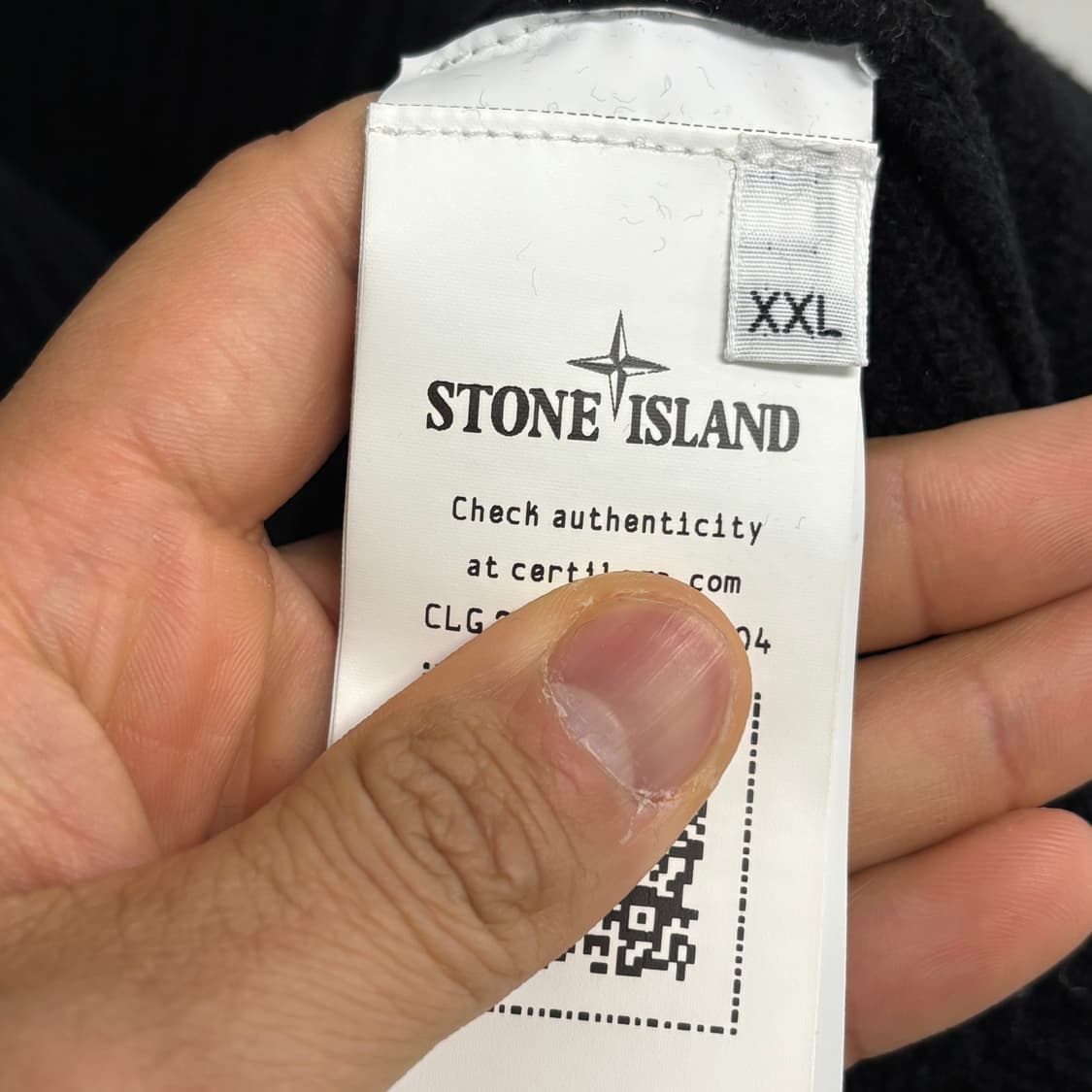 [XXL]스톤아일랜드 와펜패치 골지 니트 상품이미지4