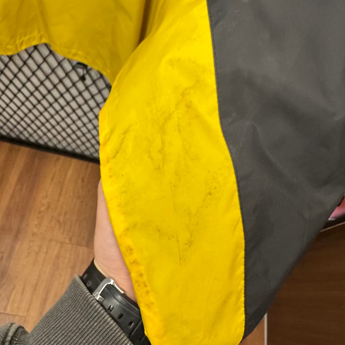 00s TEAM CALIBER X 나스카 DeWALT 바람막이 블랙 옐로 상품이미지9