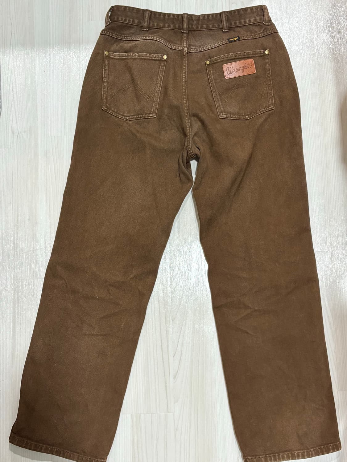 랭글러 레딩핏 브라운 데님 상품이미지1