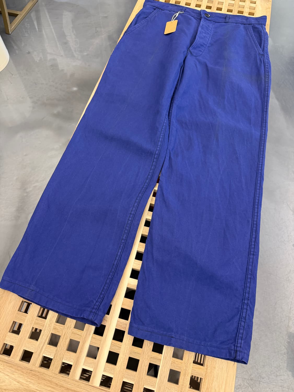 WASHED PURPLE NAVY OLD VINTAGE 프렌치워크팬츠 상품이미지6