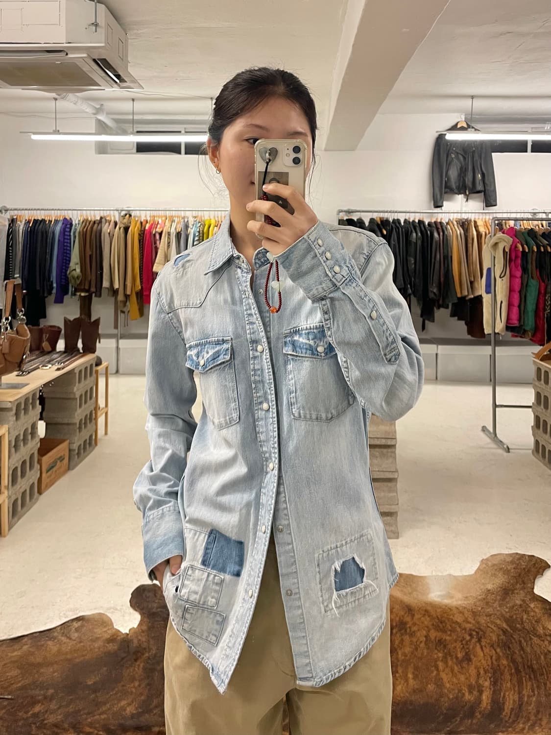 JACK ROSE repair denim western shirts 상품이미지9