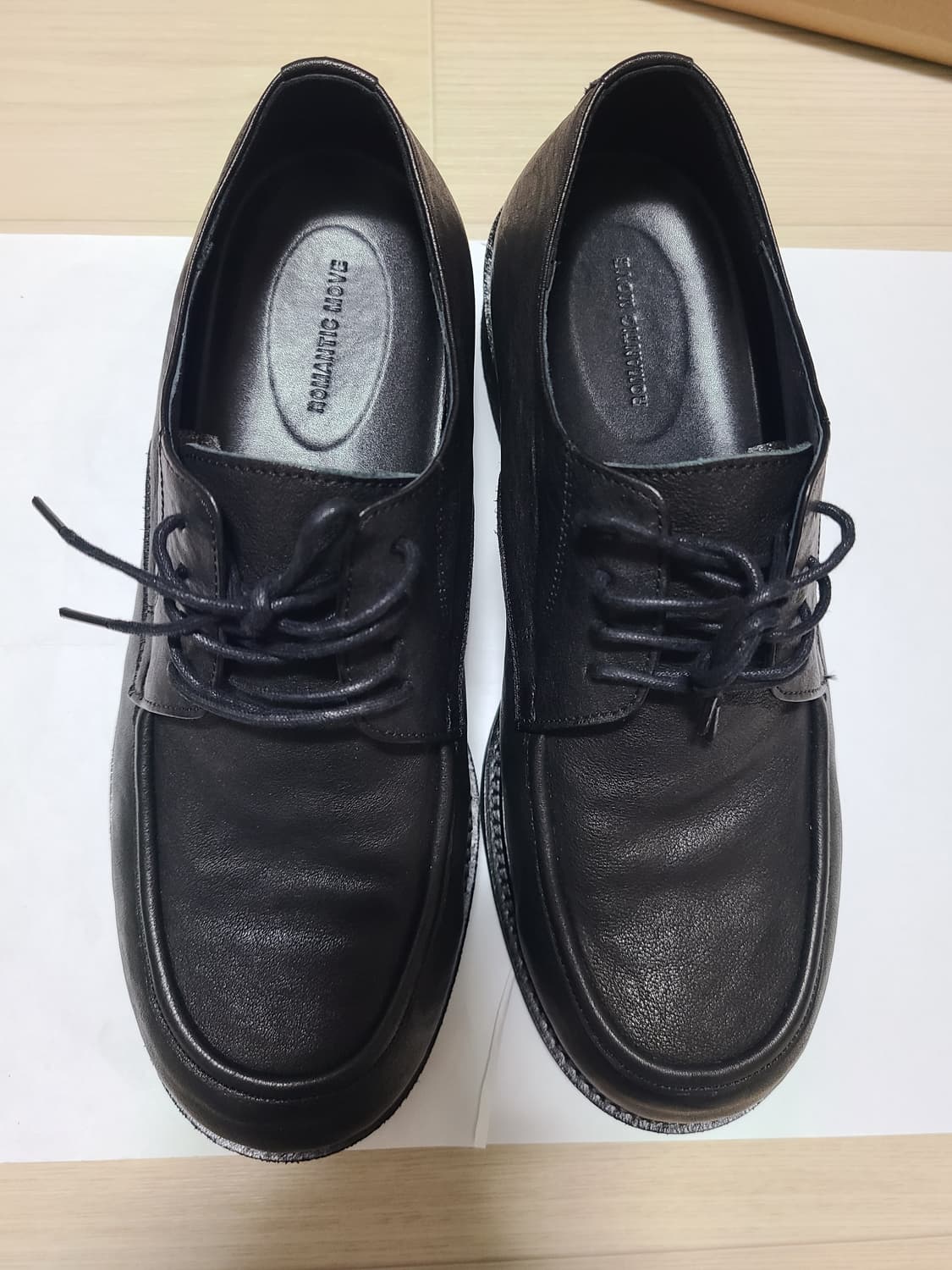 로맨틱무브 U팁 더비 R25M400, 워싱블랙(265) 상품이미지6