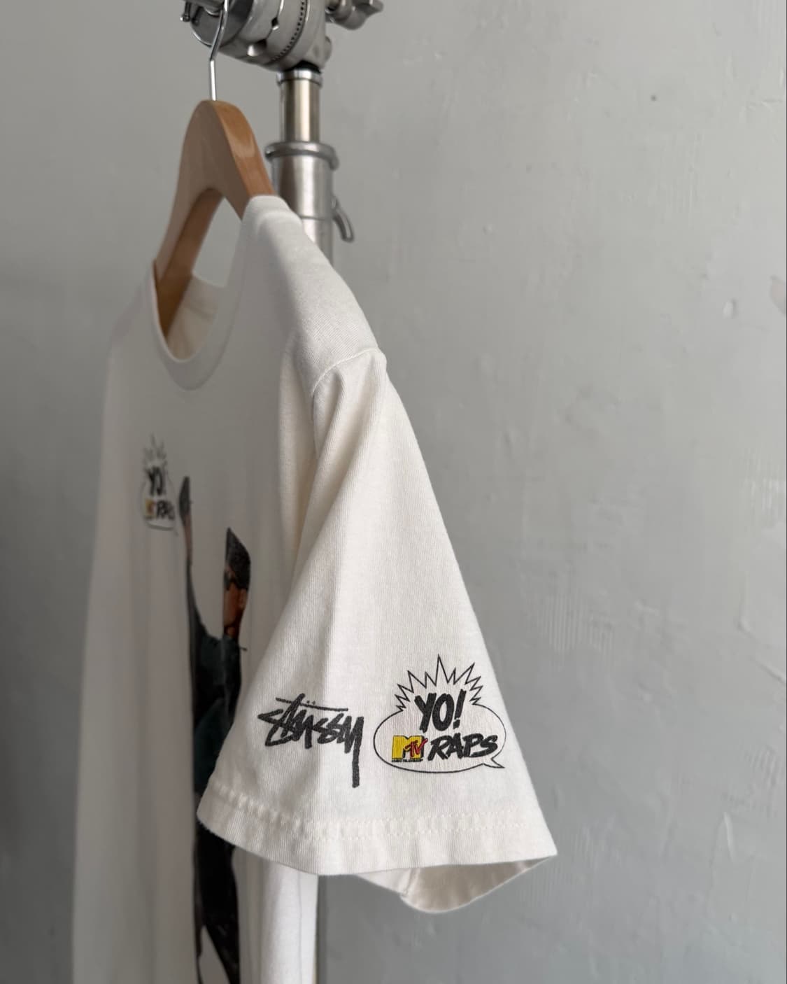 Stussy x MTV Raps 올드 스투시 갱스타 티셔츠 상품이미지6